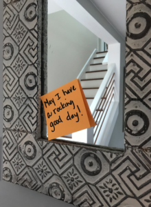Health-and-Happiness-stickynote-Reminder-on-mirror